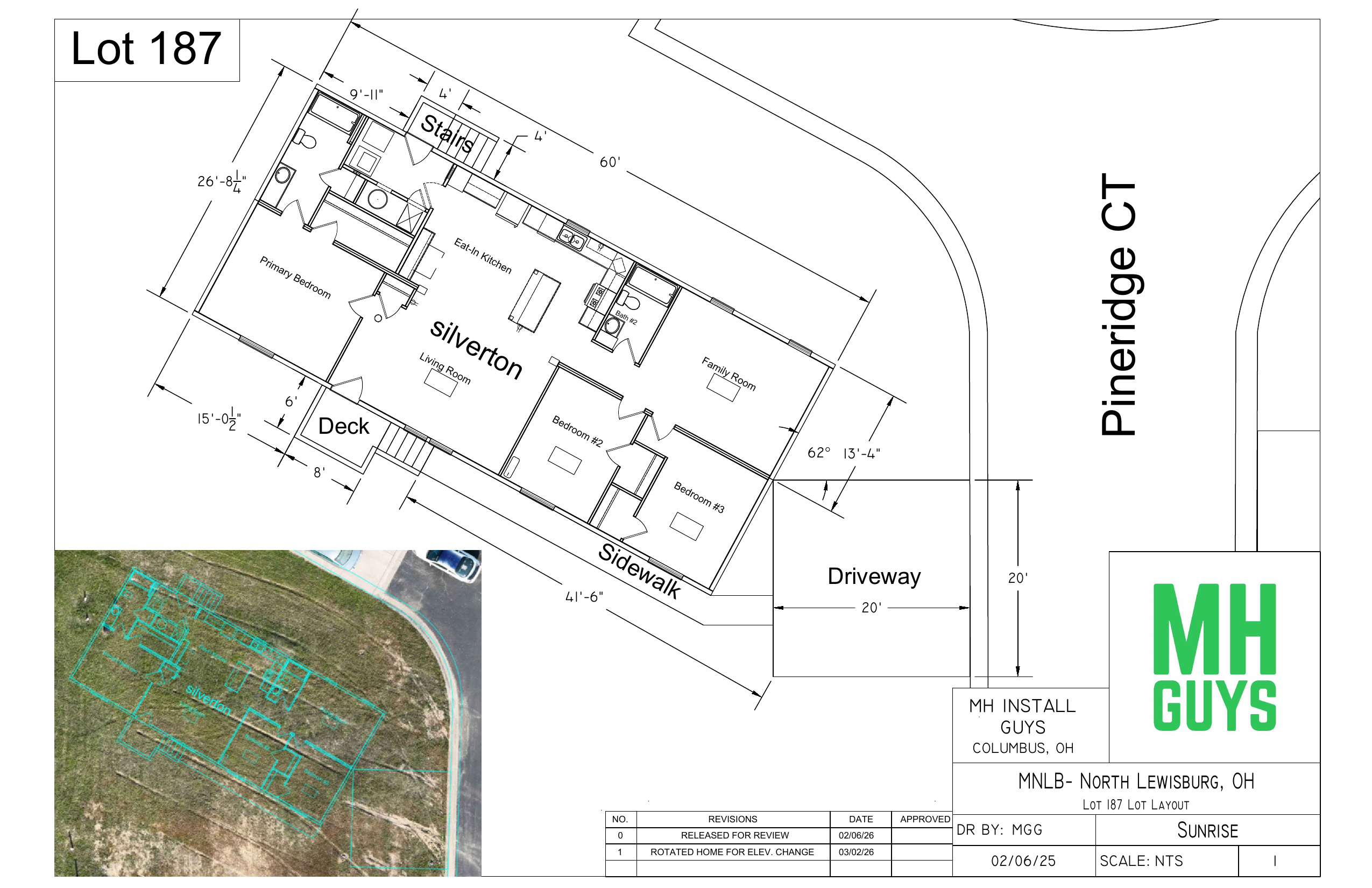 Lot planning drawing