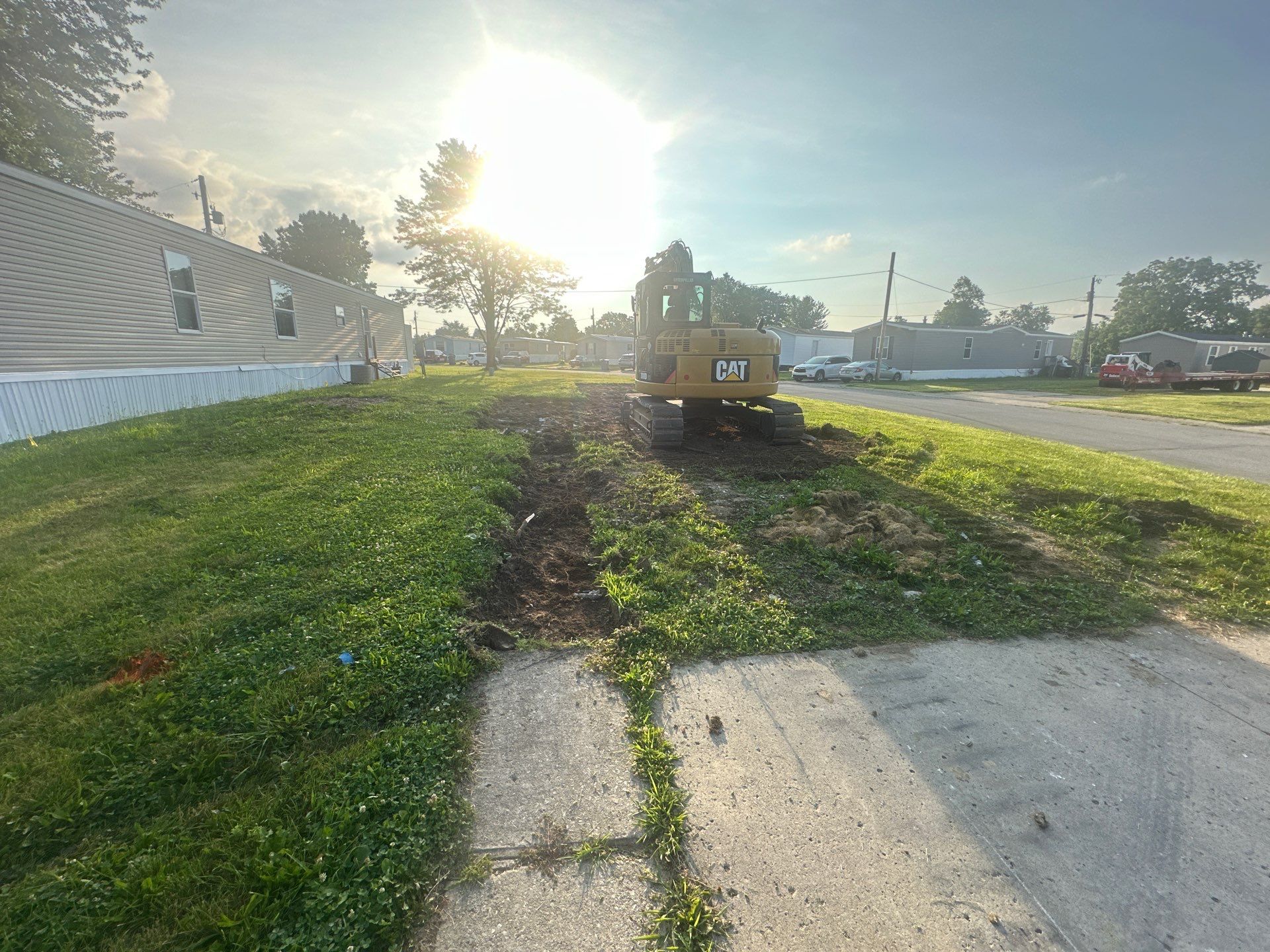Foundation pad construction